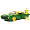 JADA TOYS- Ford Voiture Miniature de Collection, 33357GR, Green/Yellow