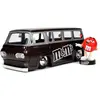 Voiture Miniature de Collection - JADA TOYS - FORD Ecoline Bus - Figurine M&M'S Rouge - 1965 - Marron