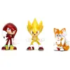 Sonic the Hedgehog - Pack 3 figurines Diecast Nano Metalfigs 5 cm