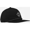 Salty Crew Long Range Snapback Casquette noir Uni
