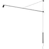 NEMO lampe murale SWAN (Noir mat - Aluminium)