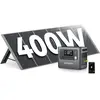 AFERIY Générateur Solaire 2400W, 2048Wh LiFePO4 Centrale Électrique Portable avec Panneaux Solaire 400W,APP,UPS,BMS
