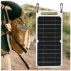 MOOHOP 6W Panneau Solaire 5V, Portable Extérieur IP65 Panneau Solaire ...