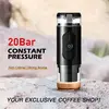 MIOLOE Cafetière Machine à café portable de voyage compatible avec cap...