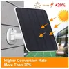 Panneau Solaire pour Camera Surveillance WiFi Exterieure sans Fil Batt...