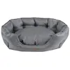 Coussin gris ovale