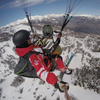 Baptême en Parapente à Risoul en Hiver