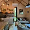 Cabane sur Pilotis avec Spa et Sauna Privatif au coeur du Loiret