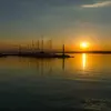 Coucher de Soleil en Bateau sur l'Etang de Thau à Sète