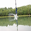 Saut à l'élastique avec touché d'eau à Epinal