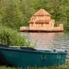 Cabane sur l'eau avec Spa près de Dijon