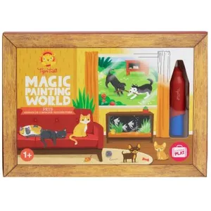 Jouet - TIGER TRIBE - Magic Painting/Pets - Papier - Multicolore - Beige pas cher