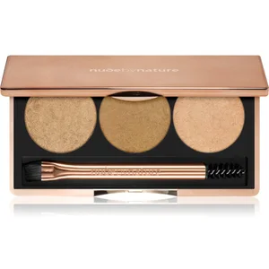 Nude by Nature Natural Definition kit sourcils parfaits teinte 01 Blonde 3x2 g pas cher