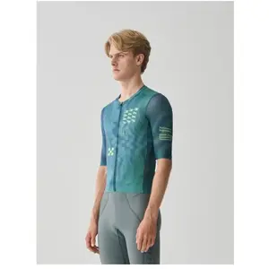 Maillot manches courtes maap privateer russel finsterwald vert pas cher