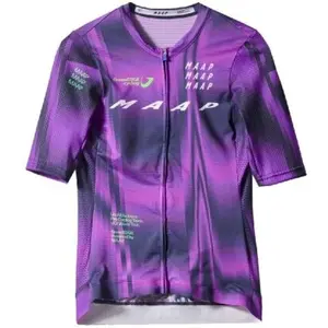 Maillot manches courtes greenedge jayco alula maap femme pro air violet
