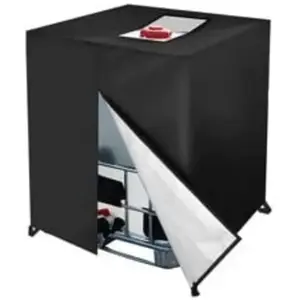 Housse Cuve 1000l Anti Uv SOBEAU Bache Pour Cuve IBC 1000L, Bâche Recuperateur D Eau De Pluie Avec Film Transparent, Anti-UV Anti-Poussière Bache Couvercle Housse De Protection Cuve Noir (116 X 100 Housse Cuve 1000l Anti Uv SOBEAU Bache Pour Cuve IBC 1000L, Bâche Recuperateur D Eau De Pluie Avec Film Transparent, Anti-UV Anti-Poussière Bache Couvercle Housse De Protection Cuve Noir (116 X 100