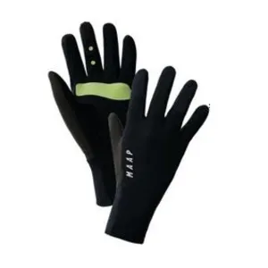 Gants longs MAAP Polartec Power Shield noir - XL pas cher