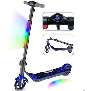 ELSCOOT Trottinette électrique Enfants F602 - Pliable - Vitesse 12km/h...