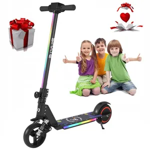 Trottinette électrique Enfants 6-12 Ans - ELSCOOT - Néons colorés - 1... pas cher