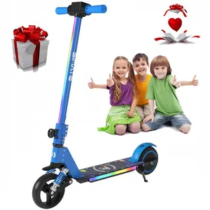 Trottinette électrique Enfants 6-12 Ans - ELSCOOT - Néons colorés - 1... pas cher