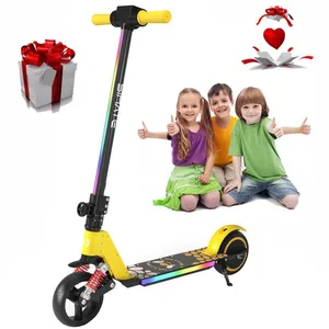 Trottinette électrique Enfants 6-12 Ans - ELSCOOT - Néons colorés - 1... pas cher