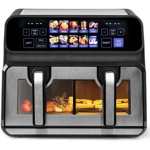 SINAOPUS Friteuse sans Huile SIN-802X   Airfryer Double Cuve 9L avec G... pas cher
