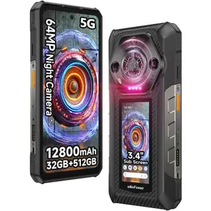 Ulefone Armor 30 Pro 32 Go RAM Double écran 12 800 mAh 5G IP68 IP69K M... pas cher