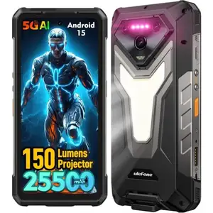 Smartphone Ulefone Armor 34 Pro 32GB RAM 512GB Proyector 25500mAh 5G pas cher