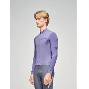 Maap - Emerge Thermal LS Jersey - Maillot vélo homme Heron - XL pas cher