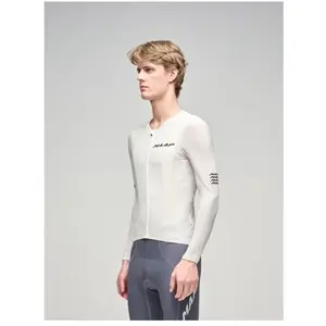 Maillot MAAP Emerge manches longues blanc vapeur - L pas cher