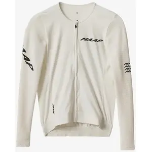 Maillot MAAP Emerge manches longues blanc vapeur - XL pas cher
