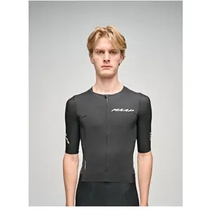 Maillot MAAP Emerge manches courtes noir - L pas cher