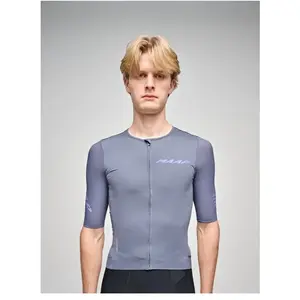 Maillot MAAP Emerge manches courtes blanc vapeur - S pas cher