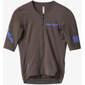 Maap - Z03 Emerge Jersey - Maillot vélo homme Brown Umber - M pas cher