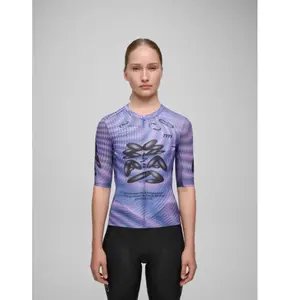 Maillot manches courtes MAAP Spectrum Pro Air 3.0 violet bleu femme - S
