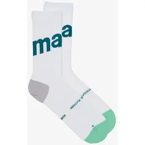 Maap - Z04 TM Team Sock - Chaussettes vélo White - XS pas cher