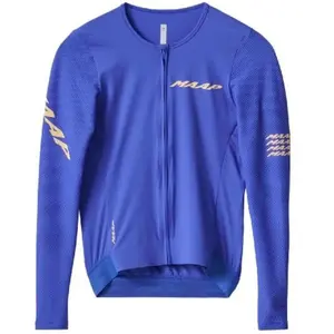 Maap - Z03 Emerge LS Jersey - Maillot vélo homme Amparo Blue - M pas cher
