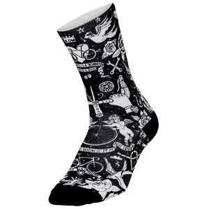 Cycology Chaussettes Velo Tattoo One Size