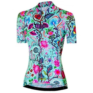 Cycology Maillot à Manches Courtes Secret Garden XS pas cher
