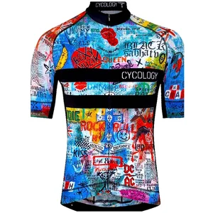 Cycology Maillot à Manches Courtes Rock N Roll M pas cher