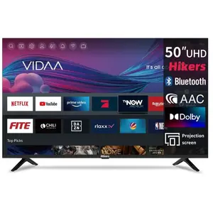 Smart TV | Hikers 50Z1 | 50" 4K UHD, Dolby Atmos, VIDAA OS - Noir pas cher