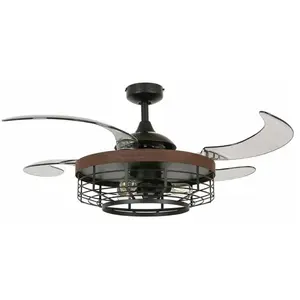 Beacon Lighting Beacon ventilateur de plafond lumière Fanaway Montclair, noyer, silencieux