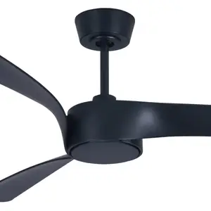 Lucci Air Beacon Lighting Beacon Ventilateur de plafond avec lumière Line noir 132 cm silencieuxVendu parluminaire