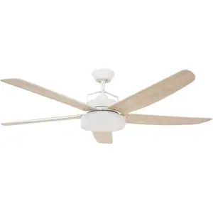Beacon Lucci Air - Ventilateur de plafond Louisville dc Blanc avec led pas cher