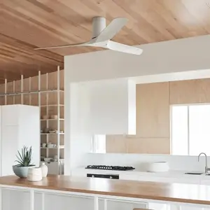 Beacon Ventilateur de plafond blanc Londo Ø132cm - 21610049 pas cher
