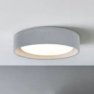 Beacon Lighting Beacon plafonnier Uno, gris, béton, Ø 27 cm, GX53 pas cher