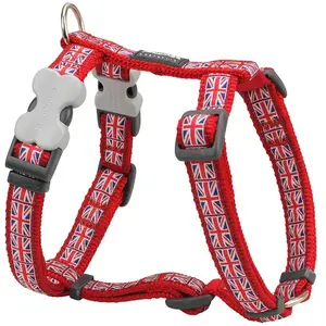 Comparateur de prix : Red Dingo Harnais Reglable Union Jack 37 A 55 Cm X 15 Mm