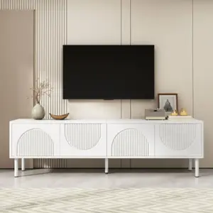 MODFU Table basse rond imbriqué - table de salon avec plateau en mdf b... pas cher