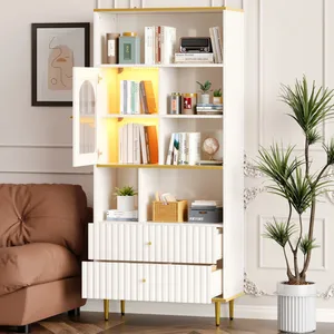 KoDise Table basse de salon, Table basse blanche - 90 x 55 x 45 cm - a... pas cher