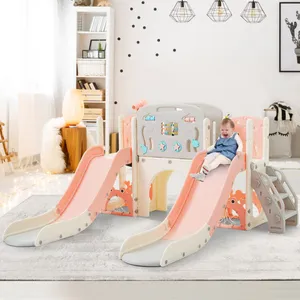 Comparateur de prix : Ensemble de jeux pour enfants 8 en 1, avec un toboggan, une balançoire...